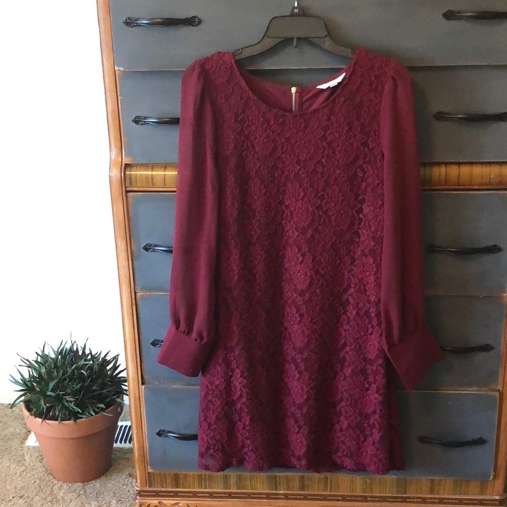Maroon Dress